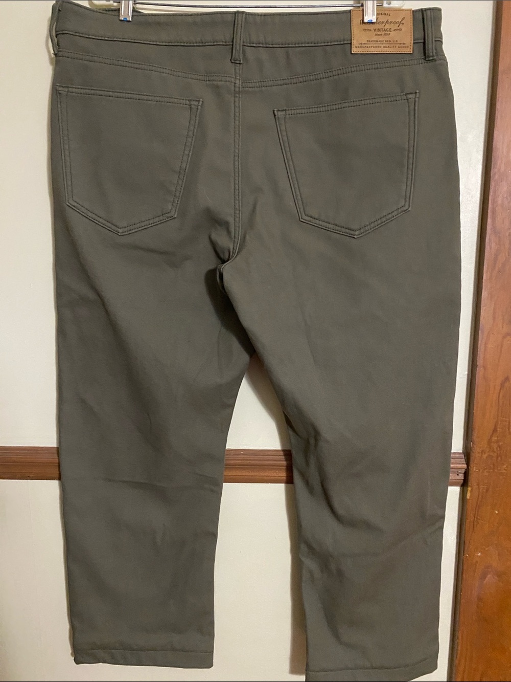 Weatherproof Olive Green Pants with Lining 40x30 - Picture 4 of 8